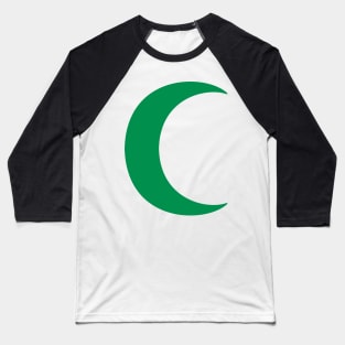 half moon (green) Baseball T-Shirt